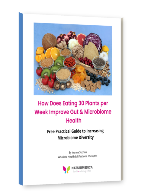 How does eating 30 plants per week improves gut and microbiome health