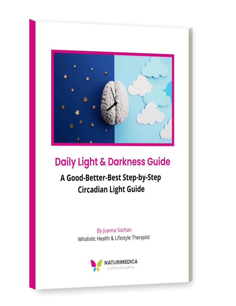 Daily Light & Darkness Routine circadian light guide by Naturimedica